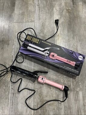 Hot Tools Professional 1 1/2 Pink Curling Iron Wand